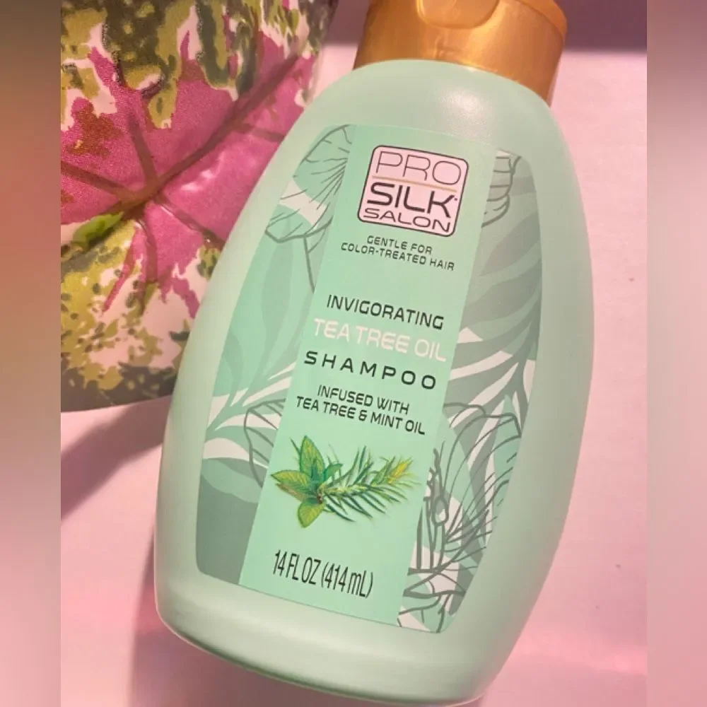 🛍️ Pro Silk Salon Invigorating Tea Tree Oil Shampoo 14Fl OZ(414 ml)💥